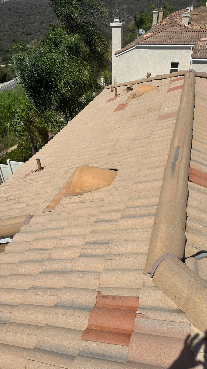 After: Roof Cleaning in Oceanside
